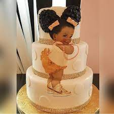 6 035 Likes 163 Comments Voiceofhair Stylists X2f Styles Voiceofhair On Instagram Yay Or Nay Afro Puff Inspir Baby Cake Baby Shower Cakes Baby Afro