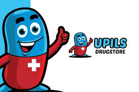 Drug Store Mascot Logo Template 942102 Logos Design Bundles In 2020 Logo Templates Business Logo Mascot