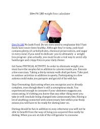 Slim in 6 diet plan | healthfully slim in 6 is a diet plan marketed by a company called beachbody. Slim Fit 180 Weight Loss Meal Plan By Maryepperson Issuu