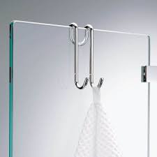 Over The Door Harmony Towel Hook For European Shower Stall Glass Enclosures Size 1 6 W X 4 3 L X 1 4 Dep Bathroom Towel Hooks Shower Cabin Shower Doors