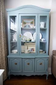 This bedroom features the same dusty blue on the walls, but it's given a more contemporary look due to the tall canopy bed and more masculine furnishings. 53 Gorgeous Blue Painted Furniture Ideas H2obungalow