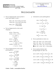 Maybe you would like to learn more about one of these? Rangkuman Rumus Trigonometri