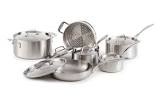 3-Ply Commercial Clad Cookware Set, 12-pc Lagostina