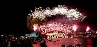 The reverse features the olympics flaming torch along with the logo for the event. Australia Sydney Olympics 2000 1 Opening Ceremony Firework Flickr