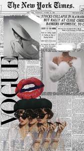 Please Our Blog For More Tumblr Fotos Wallpapertumblr Ideias Vogue Inspired Wallpaper Vogue Wallpaper Fashion Collage Collage Background As a model, she's perfected the art of living in the spotlight.