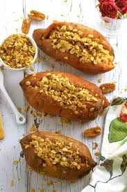 How do you cook yams for thanksgiving. Stuffed Yams May I Have That Recipe