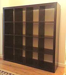 Expedit Kallax By Ikea 4x4 Cube Bookcase Brown Black With 2 Inserts Ikea 4x4 Cube Bookcase Kallax