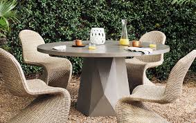 Concrete picnic tables for sale near me. Concrete Outdoor Furniture Kathy Kuo Home