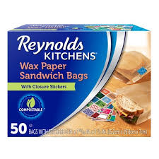 Maybe you would like to learn more about one of these? Reynolds Kitchens Wax Paper Sandwich Bags With Stickers 50ct Target
