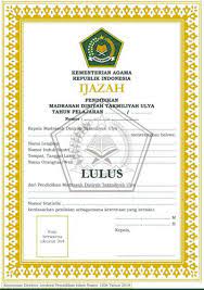 May 23, 2019 · penerbitan ijazah/transkrip akademik format baru (mencantumkan nik dan akreditasi institusi/prodi) mulai diberlakukan untuk mahasiswa lulusan semester genap 2018/2019. Warna Bingkai Blangko Ijazah Madrasah Diniyah Takmiliyah Berdasarkan Tingkat Jenjang Pendidikan Pontren Com
