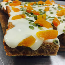 To julienne, thinly slice against the grain, spread in a row like a deck of cars, and slice lengthwise to create long strands. Gluten Free Vegan Apricot And Ginger Slice Baker Lou Street