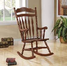 It would be difficult to find someone who wouldn't love to have one in their living room. Living Room Rocking Chairs Traditional Medium Brown Rocking Chair 600187 Rockers 209 Furniture Ca