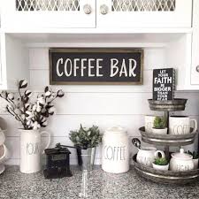 Having Coffee At The Morning Before Start The Daily Routine Activity Has A Good Impact But If Stylish Kitchen Decor Modern Kitchen Wall Decor Coffee Bar Home
