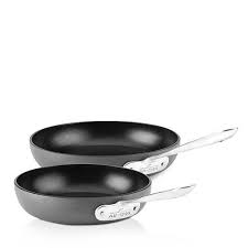 All Clad Hard Anodized Nonstick 8 And 10 Fry Pan Set Cookware Set Hard Anodized Cookware Fry Pan Set