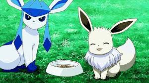 Glaceon And Shiny Eevee Gif Pokemon Eeveelutions Shiny Eevee Pokemon Pictures