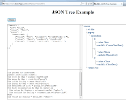 Data in json is either an object or an array. Server Online Json Tree Example B4x Programming Forum
