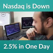 The Nasdaq is down 2.5% in just one day. Do you know which way Multifamily  real estate is heading? 🏘 I'll give you a hint📈 , Think about your  investment options. 💡 KentRitter.com