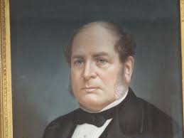 ORIGINAL 1877 SIGNED WILLIAM MORRIS HUNT PORTRAIT OF HORACE GRAY PICKUP  ONLY