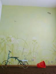 Kinderzimmer Mural Wallpaper Mural Hand Painted Wallpaper