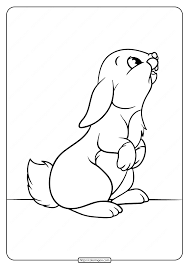 Search result for rabbit color page coloring pages and worksheets, free download and free printable for kids and lots coloring pages and worksheets. Free Printable Rabbit Coloring Pages