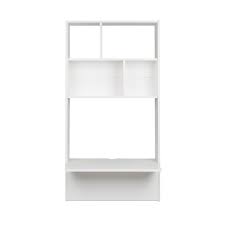Perfectly suited for any home office, den, living room, kitchen or bedroom. Prepac Tall Floating Desk White The Home Depot Canada