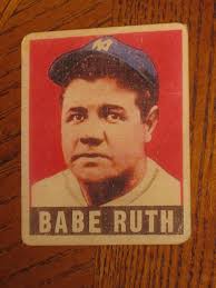 How do you tell if a 1949 Babe Ruth Leaf Gum is real or fake?