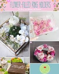 Diy superb giraffe ring dish: Creative Floral Ring Holders For A Spring Wedding Ceremony