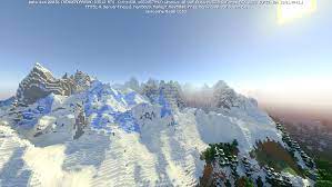 Mountains or extreme hills are common cold biomes. Thought I D Show You The 1 17 Mountains With Rtx Minecraft