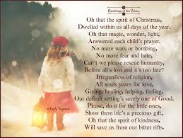Oh That The Spirit Of Christmas Dwelled Within Us All Days Of The Year Christmas Spirit Poem Poetry Kindness Christian Quotes Christmas Spirit Poems