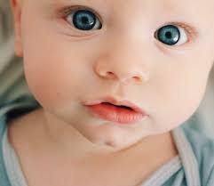 Here's how to give a newborn a bath, with tips on keeping the routine safe. Baby Blue Eyes Face Cheeks Chin Dimple Boy Babies With Dimples Cute Babies With Dimples Baby Boy Haircuts