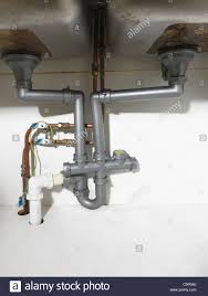fittings under a double kitchen sink