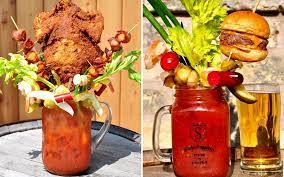 When dave and melanie sobelman of sobelman's pub and grill decided to garnish their bloody marys with whole fried chickens, it just seemed like the natural progression of things. This Bloody Mary Comes With A Burger And Cheese Curds On Top Travel Leisure