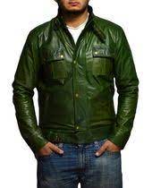 Pin On Leather Jacket Men