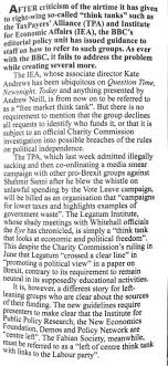 Private Eye On The New Bbc Thinktank Guidelines Private Eye Bbc Uk Politics
