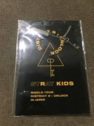 Unlock' in japan merch (pc + pass sticker set) ✓ seungmin ✓ i.n. Stray Kids District 9 Unlock In Japan Merch Bracelet K Wave On Carousell
