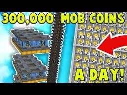 Op Mob Coin Farm Makes 300 000 Coins A Day Minecraft Skyblock Pvpwars Minecraft Day Minecraft Multiplayer