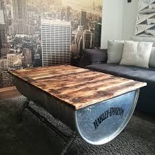 The Next One Is Done A Little Bit Different Than The First One Oildrum Oildrumfurniture Upcycling Harleybrandin Bar Dekoru Mobilya Fikirleri Ev Dekoru