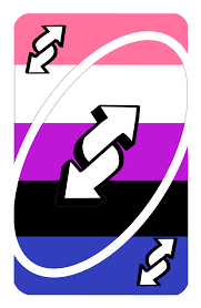 Brace yourself for the fast paced uno card game. Genderfluid Uno Reverse Card F2u By Xdenos On Deviantart