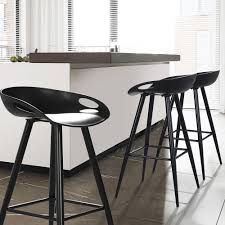 Low Back Fixed Height Counter Bar Stool Modern Design Bar Chair Set Of 2 Black Furniturer Antiquestyle Bar Stools Counter Bar Stools Designer Bar Stools