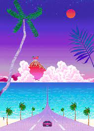 Au Revoir Cowboy De L Espace Vaporwave Wallpaper Vaporwave Art Pixel Art