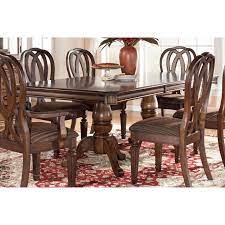 42w x 70/88d x 31h; Hamlyn Double Pedestal Dining Table