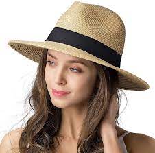 Maybe you would like to learn more about one of these? Buy Womens Mens Wide Brim Straw Panama Hat Fedora Summer Beach Sun Hat Upf Straw Hat For Women Online In Taiwan B07bnnnsx5