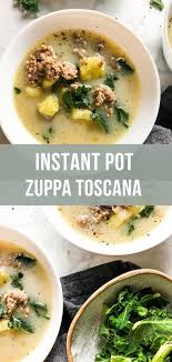 Instant Pot Zuppa Toscana In 2020 Zuppa Toscana Instant Pot Recipes Hot Italian Sausage