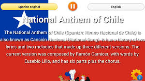 Cantemos todos juntos con distinta voz y un solo corazón. National Anthem For Android Apk Download