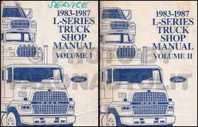 Totally free ford wiring diagrams! 1983 1987 Ford L Series 7000 9000 Repair Shop Manual Original 2 Volume Set