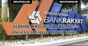 Financial values in the chart are available after bank kerjasama rakyat malaysia berhad report is purchased. Jawatan Kosong Terkini Di Bank Kerjasama Rakyat Malaysia Berhad Appkerja Malaysia