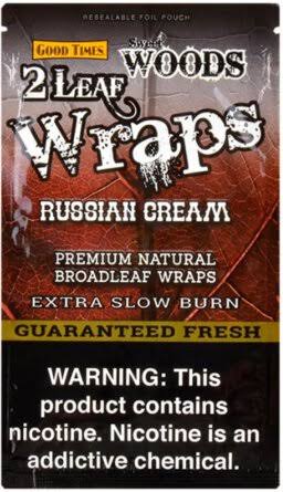 sweet woods leaf wraps russian cream