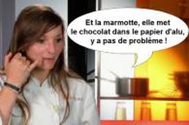 Noemie La Marmotte Elle Met Le Chocolat Dans Le Papier D Alu