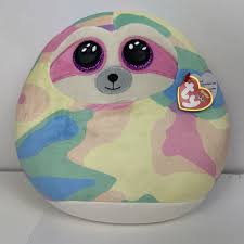 Ty Squish-a-Boo's 8" Pillow Cooper the Sloth