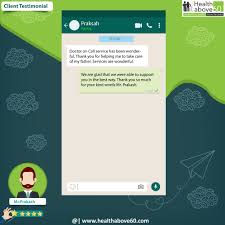 Doctor Home Visits Is The One Service That Gained Us The Reputation Of The Most Preferred Home Healthcare For Seniors I Doctor Visit Testimonials Health Care